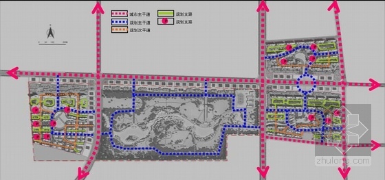 [湖北]美式风情小镇规划及单体设计方案文本-美式风情小镇效果图