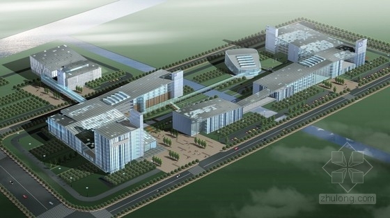 大学设计CAD资料下载-[上海]现代风格办公区规划及单体设计方案文本(含cad 知名大学  设计)