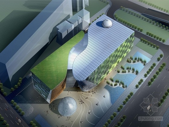广交会大型展览馆CAD资料下载-[广西]大型展览馆建筑设计方案文本（含CAD）