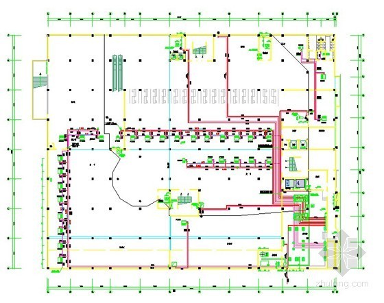 商场施工布置平面图资料下载-[山东]商场建筑给排水施工图纸