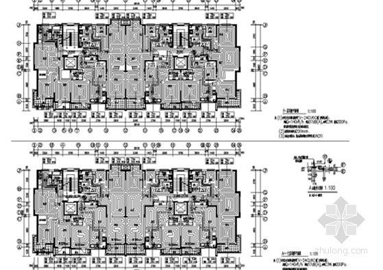 6层单元式住宅楼设计图资料下载-[辽宁]单元式住宅楼采暖系统设计施工图