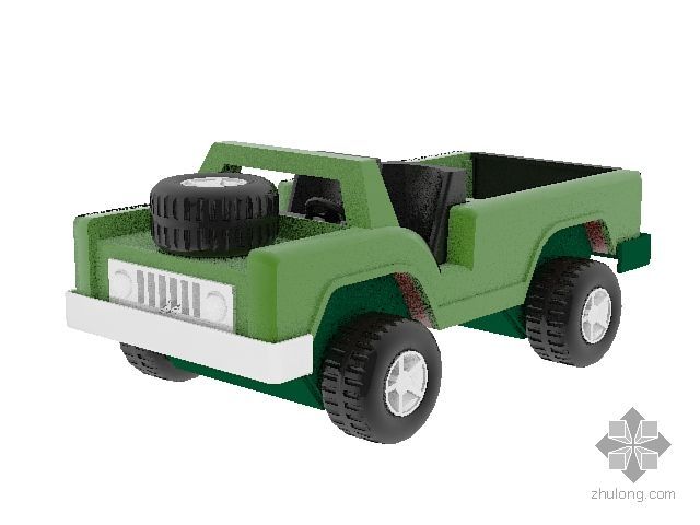 玩具车3d模型资料下载-玩具车