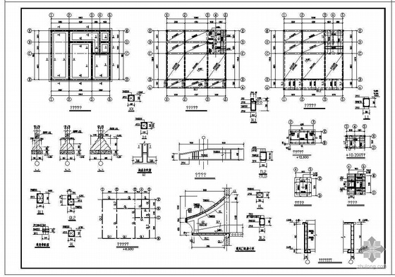 某三层小康农居建筑结构施工图-3