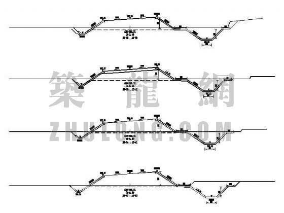 文化馆建筑平面设计图资料下载-匝道平面设计图