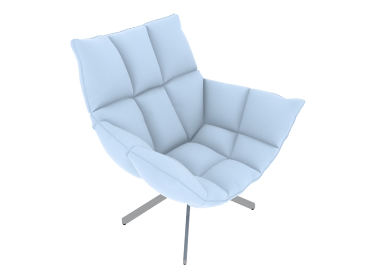 su休闲沙发资料下载-柔软休闲沙发3D模型下载