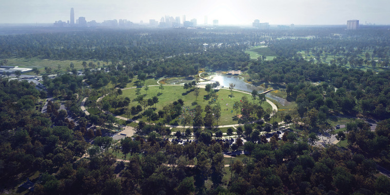 湿地公园总体规划编制资料下载-美国休斯顿纪念公园总体规划