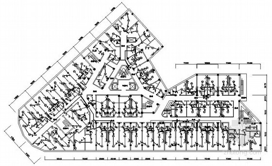 钢结构房屋标准层施工方案资料下载-某酒店标准层电气图纸