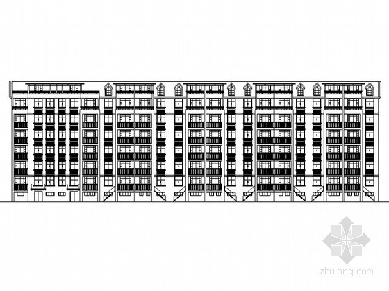 板式多层住宅资料下载-[连云港]某小区二期工程-多层住宅建筑施工图(14号楼)