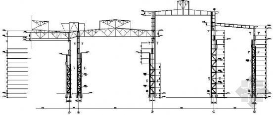 重钢结构别墅图纸资料下载-某典型重钢结构全套结构图纸