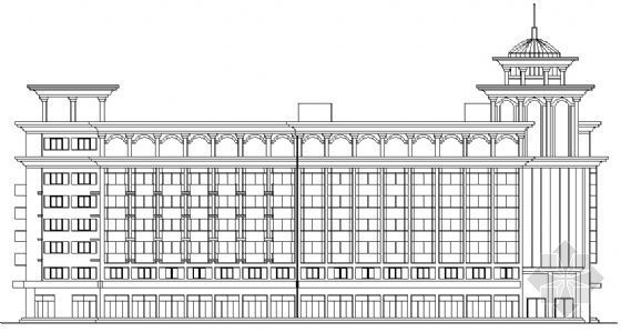 七层教学综合楼建筑资料下载-某七层政府综合楼建筑方案图