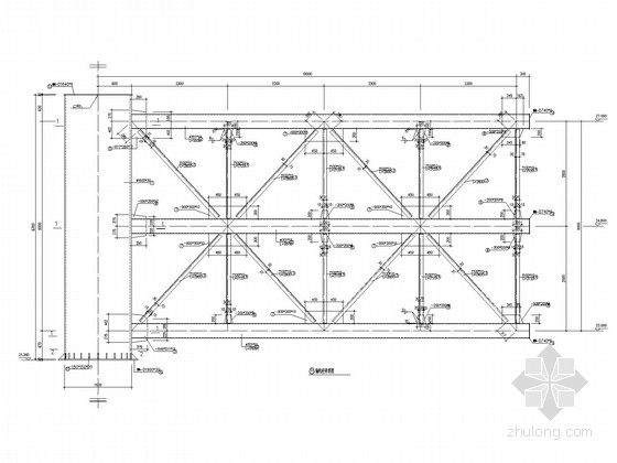 3米高广告牌钢结构计算书资料下载-28米高广告牌结构施工图