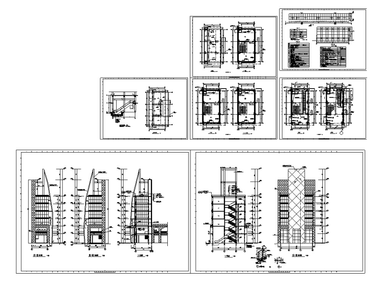 5套商业综合建筑设计方案初设图CAD-5