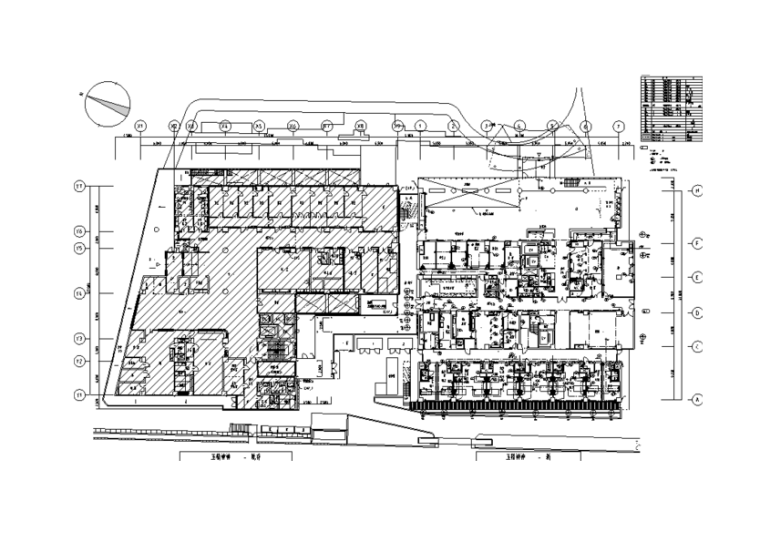 医院装修平面资料下载-日本某大型医院室内装修设计施工图纸（42张）
