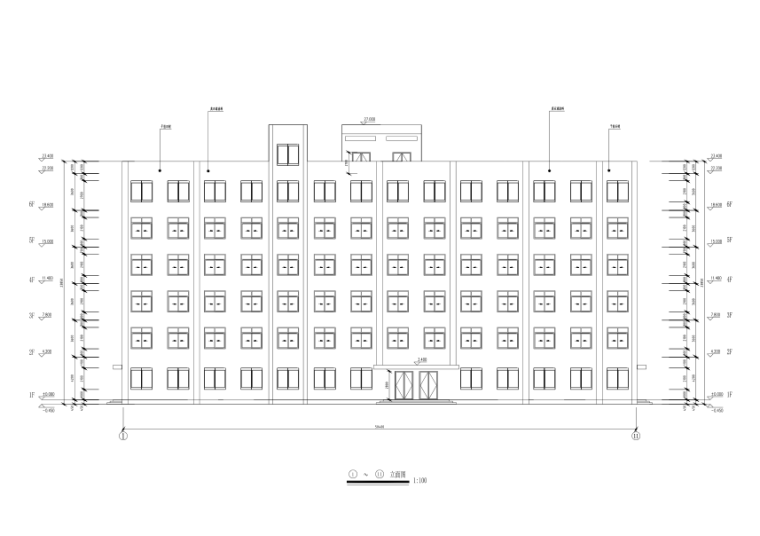 6层酒店施工图纸资料下载-6层框架结构宾馆毕业设计计算书及图纸
