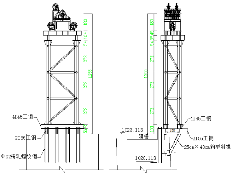 桁架式施工方案资料下载-[湖北]钢桁架悬索特大桥缆索吊安装施工方案