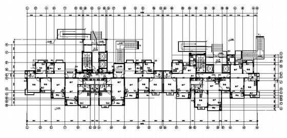 MODAA阁楼住宅资料下载-浙江某18层带阁楼住宅给排水图纸