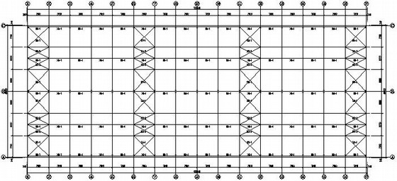 钢架结构的图纸资料下载-标准门式钢架厂房的建筑结构施工图