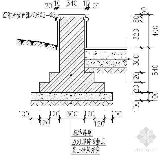 意大利长凳座位区景观资料下载-长凳做法二