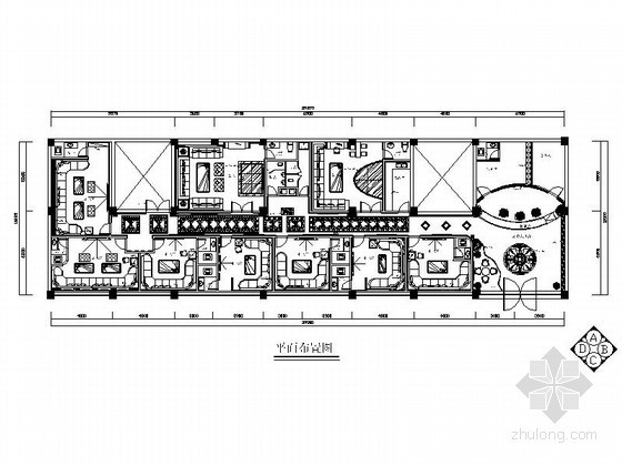 轻钢隔墙造型施工图资料下载-[江西]某豪华KTV全套施工图（含效果）