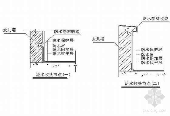 [上海]教学综合楼屋面防水施工方案（SBS改性沥青防水卷材）- 