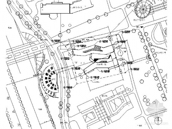 [上海]某大学四层现代风格教学楼建筑施工图-图6