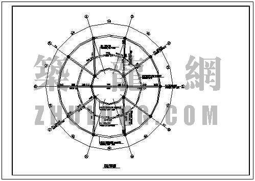 哥伦布会议中心建筑分析资料下载-某会议中心结构图