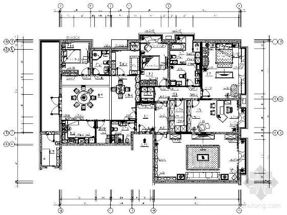 居住建筑户型平面资料下载-家居户型平面