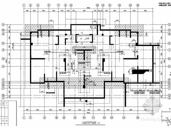 20层住宅建筑施工图资料下载-22层剪力墙结构安置区高层住宅结构施工图