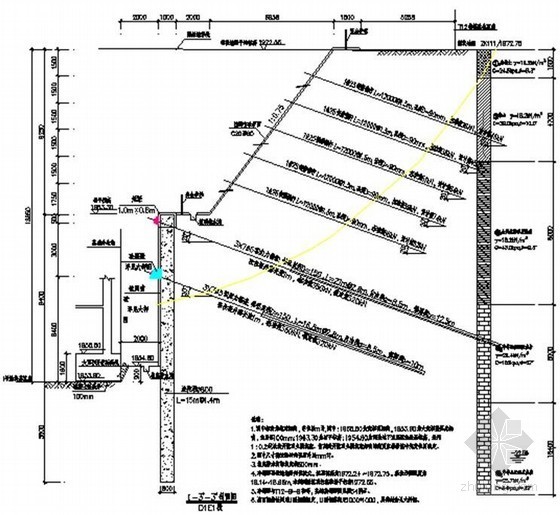 土钉墙支护专项方案资料下载-[云南]18米深基坑土钉墙加桩锚支护安全专项施工方案