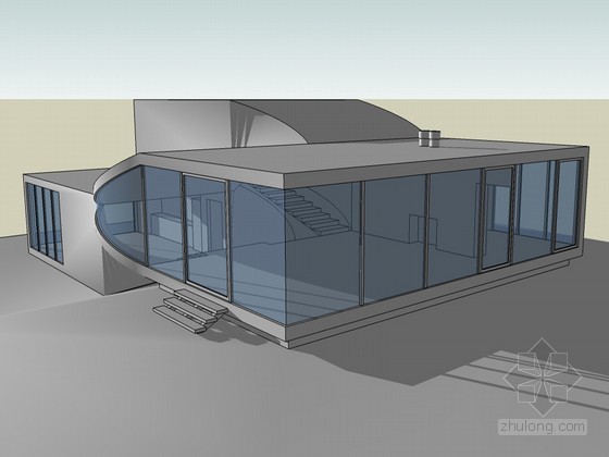 异形建筑SketchUp模型下载-异形建筑 