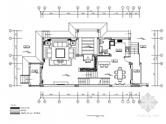 武汉别墅设计图资料下载-[武汉]三层住宅别墅现代风格室内设计施工图