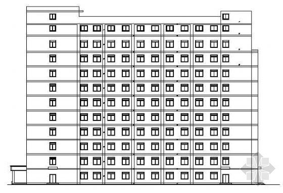 综艺病房楼方案设计资料下载-某市十一层医院外科病房楼建筑方案设计