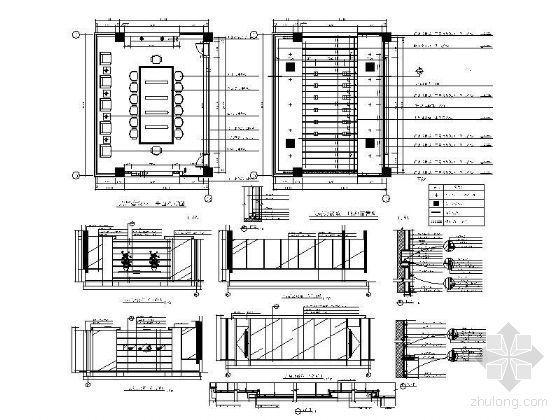 200平米现代装修资料下载-76平米会议室装修详图