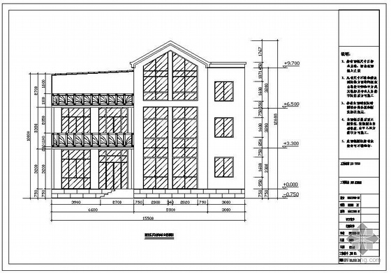 万科别墅建筑结构方案图资料下载-某别墅建筑结构设计图