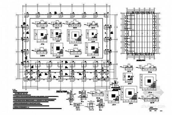 3层楼梯结构施工图资料下载-大连某高校3层操场结构施工图
