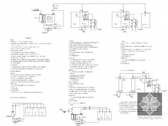 [北京]科研楼空调通风排烟系统设计施工图（含机房详图）-空调、新风系统自控原理图