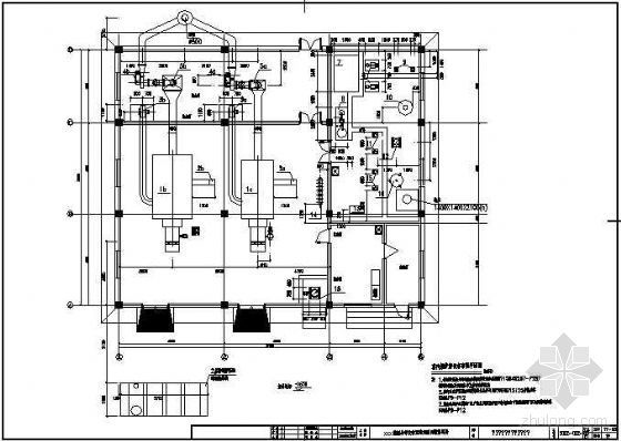 蒸汽锅炉房图纸资料下载-蒸汽锅炉房水暖图