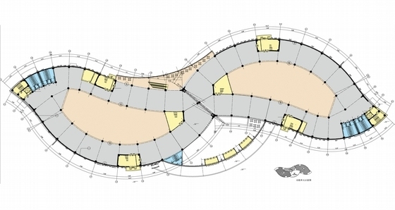 [山东]某4层展览馆建筑设计方案文本（含PPT）-平面图