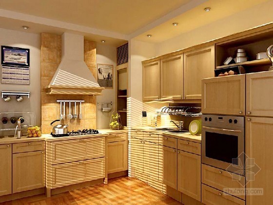 整体厨房模型下载资料下载-整体厨房3D模型下载