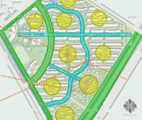 公园景观设计文档资料下载-天津市居住区景观设计文本