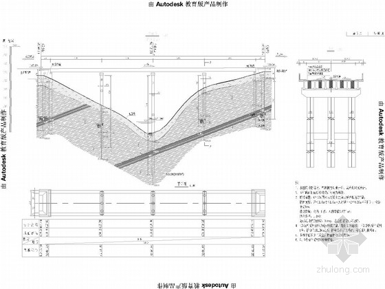 装配式简支T梁桥图纸资料下载-[贵州]Ⅰ级公路四跨30m预应力装配式T型梁桥施工图（44张 先简支后连续）