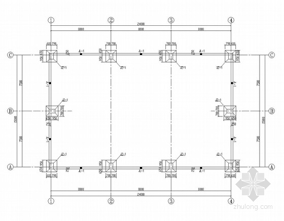 柱间支撑图资料下载-15m跨单层门式钢架结构锯板车间施工图（含建施）