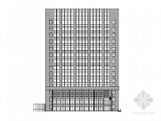 科技大厦建筑施工图资料下载-[杭州]某十四层科技大厦建筑施工图