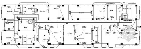 空调配电方案资料下载-某大厦空调配电图