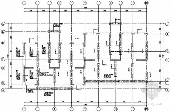 纯剪力结构住宅资料下载-14层纯剪力墙住宅结构施工图
