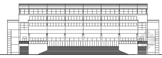 某篮球体育馆建筑施工图资料下载-某二层体育馆建筑施工图