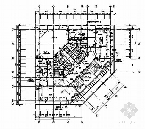 10层多联机施工图资料下载-十六层平面图(F10建筑施工图)
