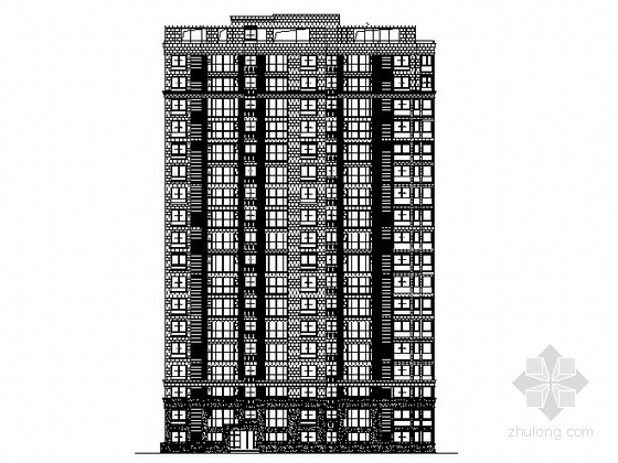 3层小区方案图资料下载-[安徽]某现代住宅小区住宅楼群3号楼建筑方案图