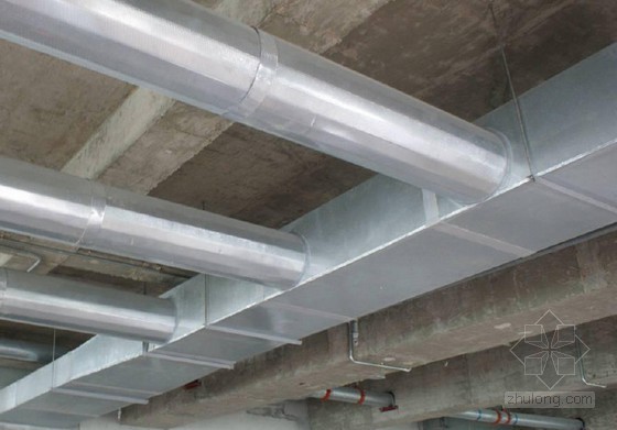 硬质聚氨酯管施工方案资料下载-聚氨酯单面铝箔单面镀锌钢板复合风管施工工法