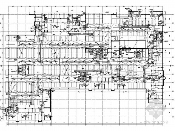 地下车库充电资料下载-[黑龙江]办公楼地库采暖通风系统设计施工图